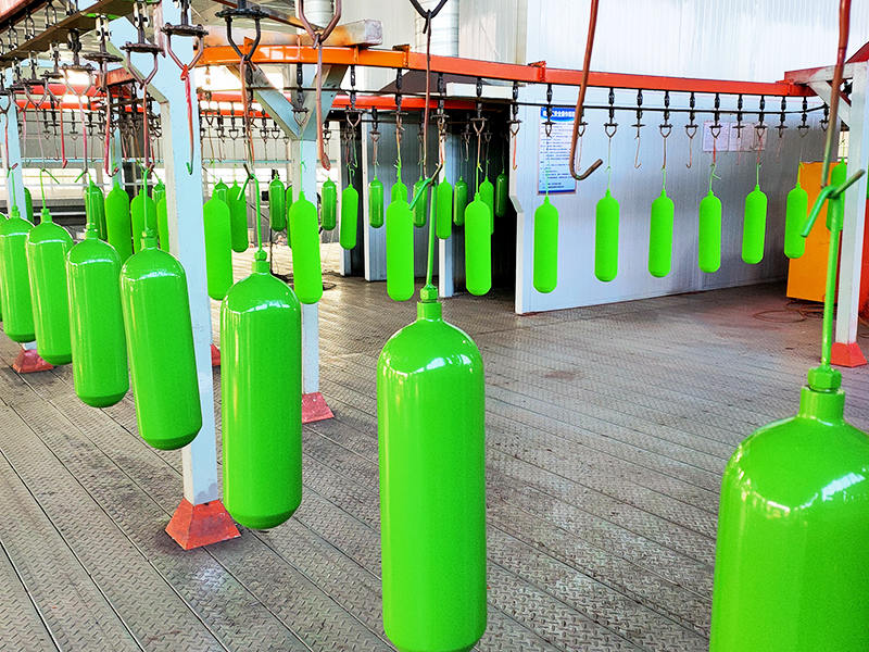 How are seamless steel gas cylinders tested for safety and quality?