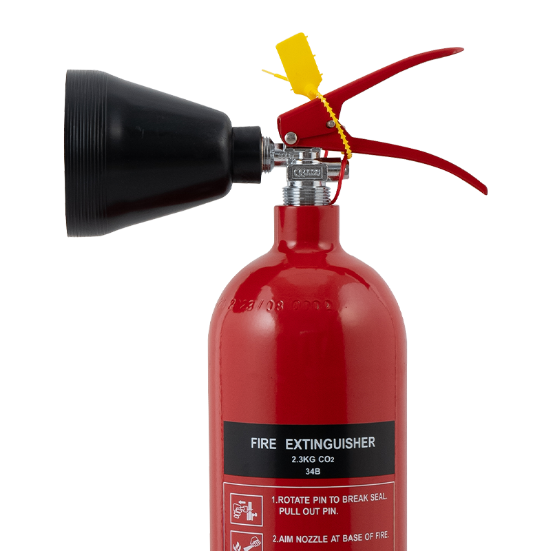 2.3KG carbon steel carbon dioxide fire extinguisher